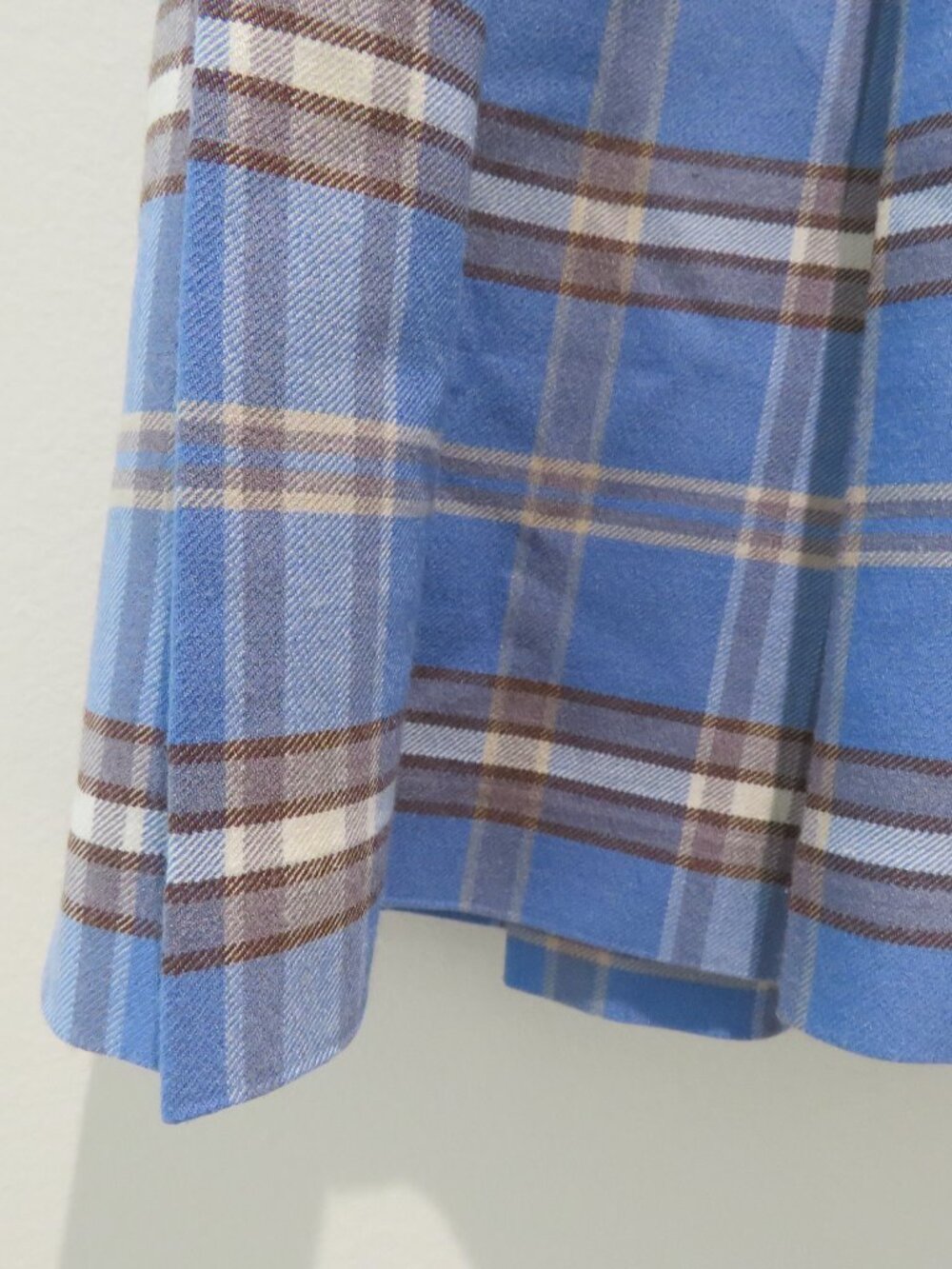 ARITZIA SUNDAY BEST Olive Micro Pleat Plaid Mini Skirt 4 Academia Coquette Prep - Picture 6 of 15
